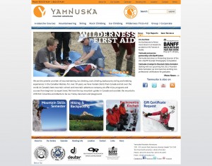 Yamnuska.com novo site do Yamnuska Mountain Adventures